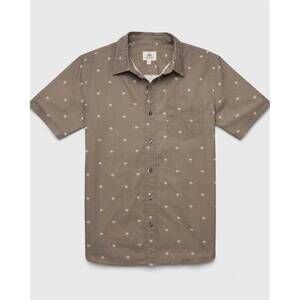 NEW SURFSIDE SUPPLY men's joey palm shirt in olive